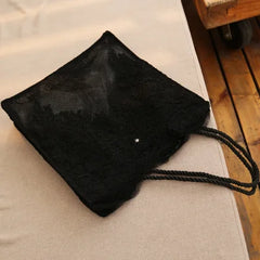 Lace Ladies Handbag Beach Wedding Bridal Party Hand Bag Bolsa Feminina