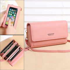 Women Touch Screen CellPhone Bag Crossbody Shoulder Bags Wallet Clutch Purse