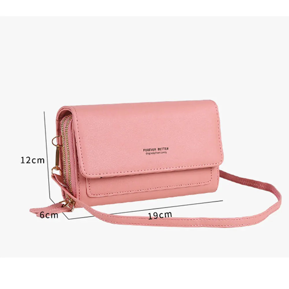 Women Touch Screen CellPhone Bag Crossbody Shoulder Bags Wallet Clutch Purse