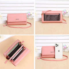 Women Touch Screen CellPhone Bag Crossbody Shoulder Bags Wallet Clutch Purse