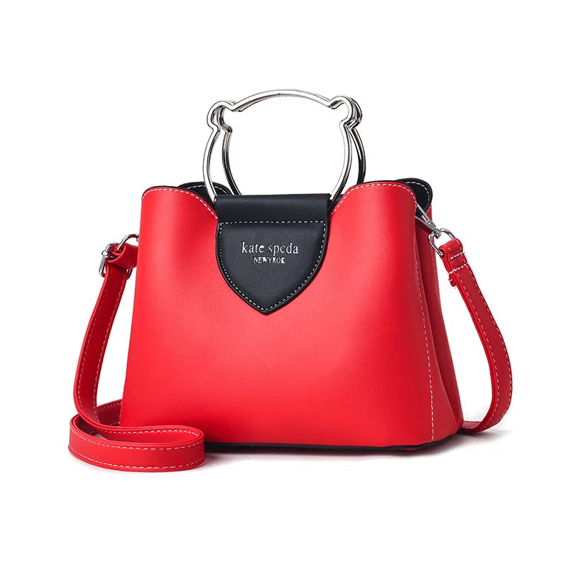 PU Leather Women Handbag Cat Hand Female Shoulder Crossbody Bags for Women