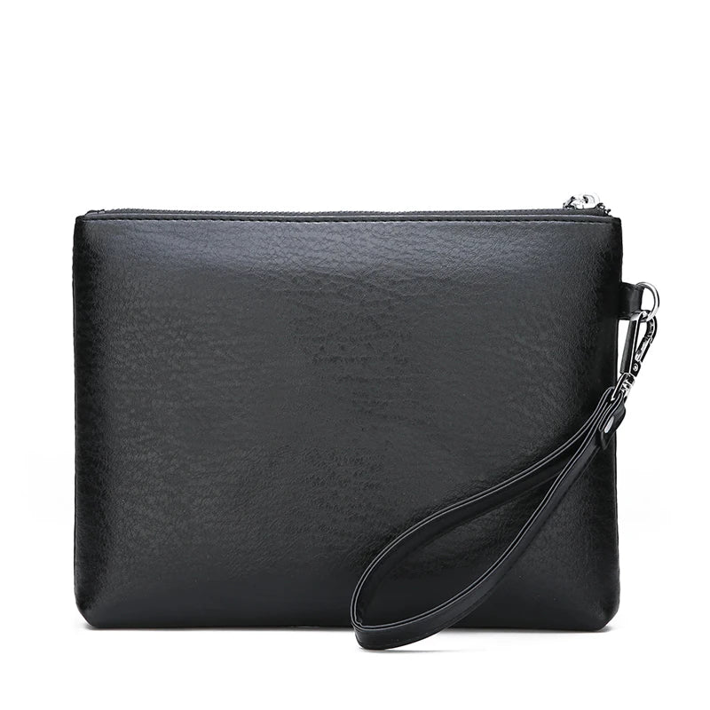 Men's Clutch Bag PU Leather Handbag Small Clutch for Phone and Money