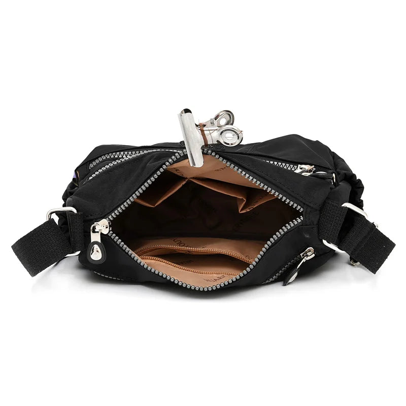 Small Women Shoulder Bag Messenger Bag Waterproof Nylon Female Cellphone Crossbo