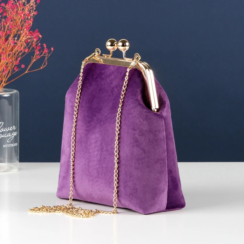Vintage Lock Women Hand Bags Chain Lay Bag Women's Handbags Purses