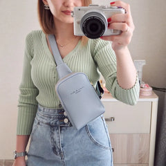 Women's Chest Pack Bag Hip Hop Banana Belt Crossbody Mini Bags