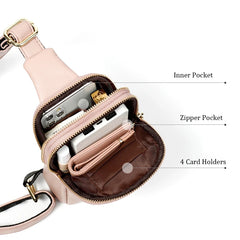 Women's Hip Hop Chest Pack High Crossbody Bags