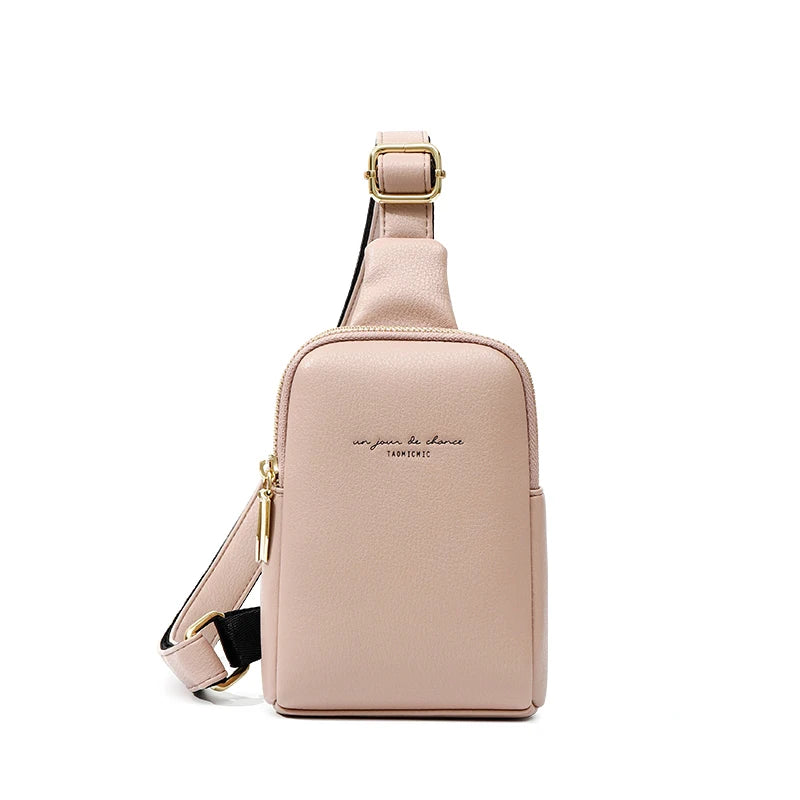 Women's Chest Pack Bag Hip Hop Banana Belt Crossbody Mini Bags