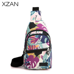 Women's Chest Pack Bag Hip Hop Oxford Bag Mini High Crossbody Bags