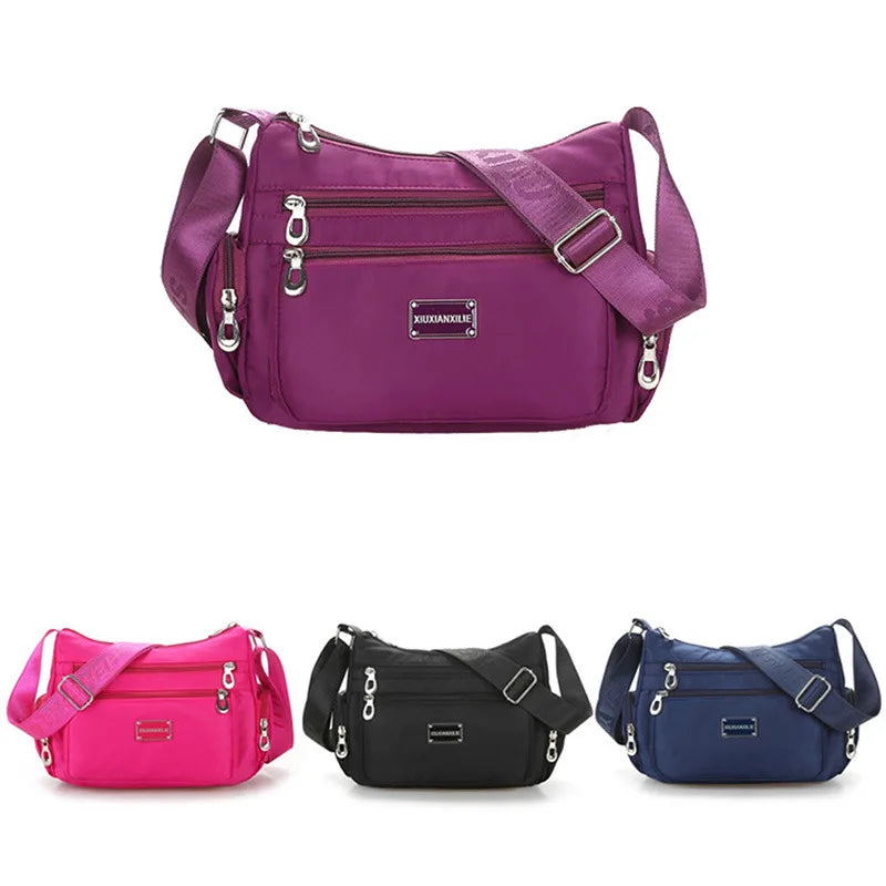 Waterproof Crossbody Shoulder Bag Large Capacity Tote Messenger Bag