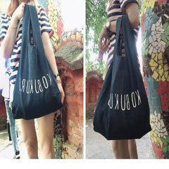 Waterproof Denim Shoulder Hand Bag for Women Crossbody Casual Jeans Bags
