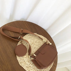 PU Leather Shoulder Messenger Bag Casual Crossbody Bags Women Handbags Totes Bag