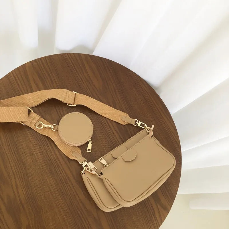 PU Leather Shoulder Messenger Bag Casual Crossbody Bags Women Handbags Totes Bag