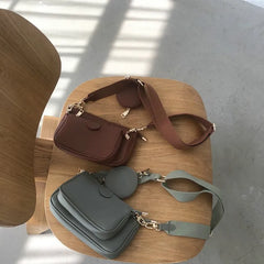 PU Leather Shoulder Messenger Bag Casual Crossbody Bags Women Handbags Totes Bag