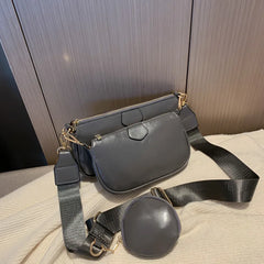 PU Leather Shoulder Messenger Bag Casual Crossbody Bags Women Handbags Totes Bag