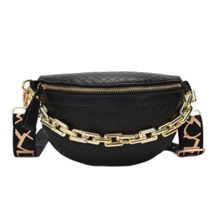 NEWDISCVRY Women's Fanny Pack Shoulder Crossbody Chest Bag