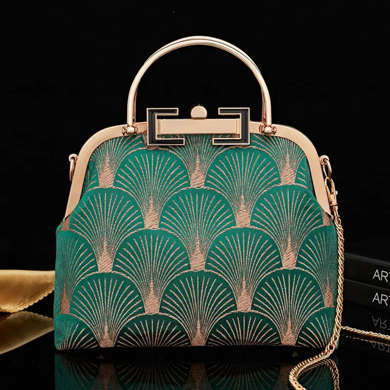 Vintage Crossbody Bag Chain Shoulder Handbags for Women