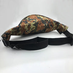 Camo Waist Pack Phone Pouch Climbing Sport Travel Adjustable Belt Bag