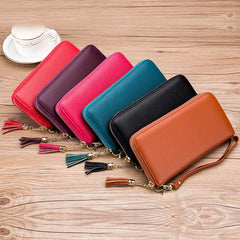 Large Capacity Leather Wallet for Women
