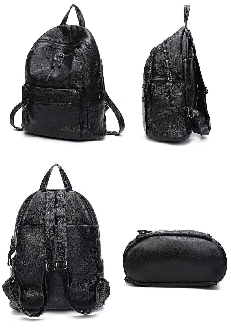 Large Capacity Women's Backpack Casual School Book Bag Travel Daypack