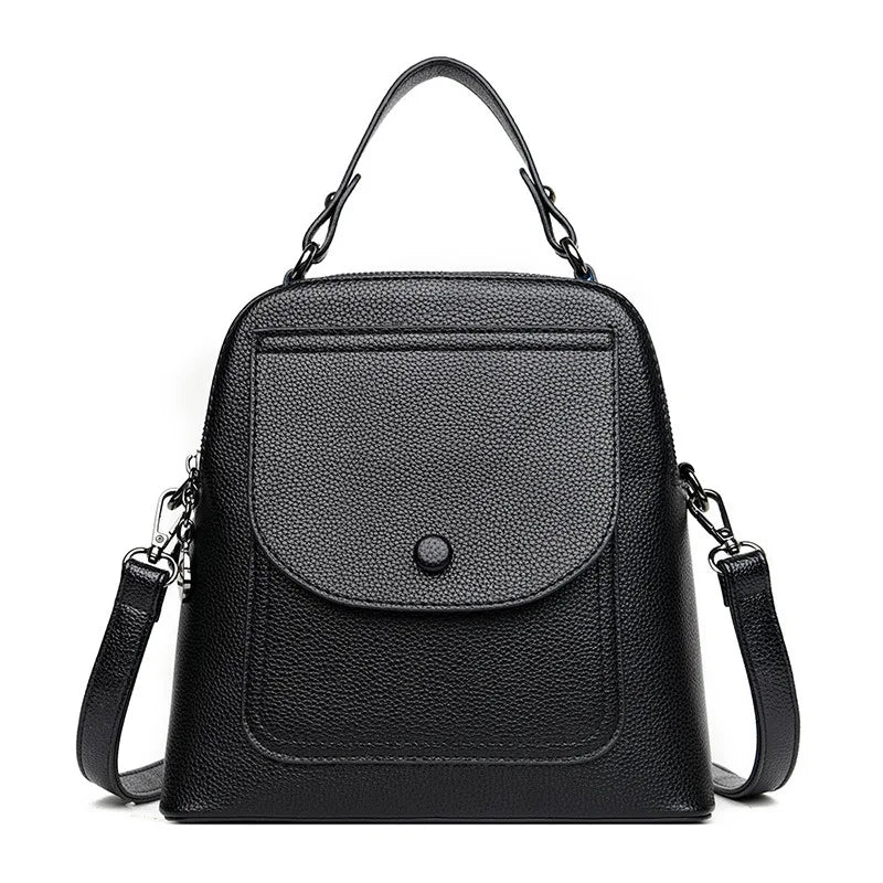 Small Women Backpack Multifunction Shoulder Bag for Teenage Girls