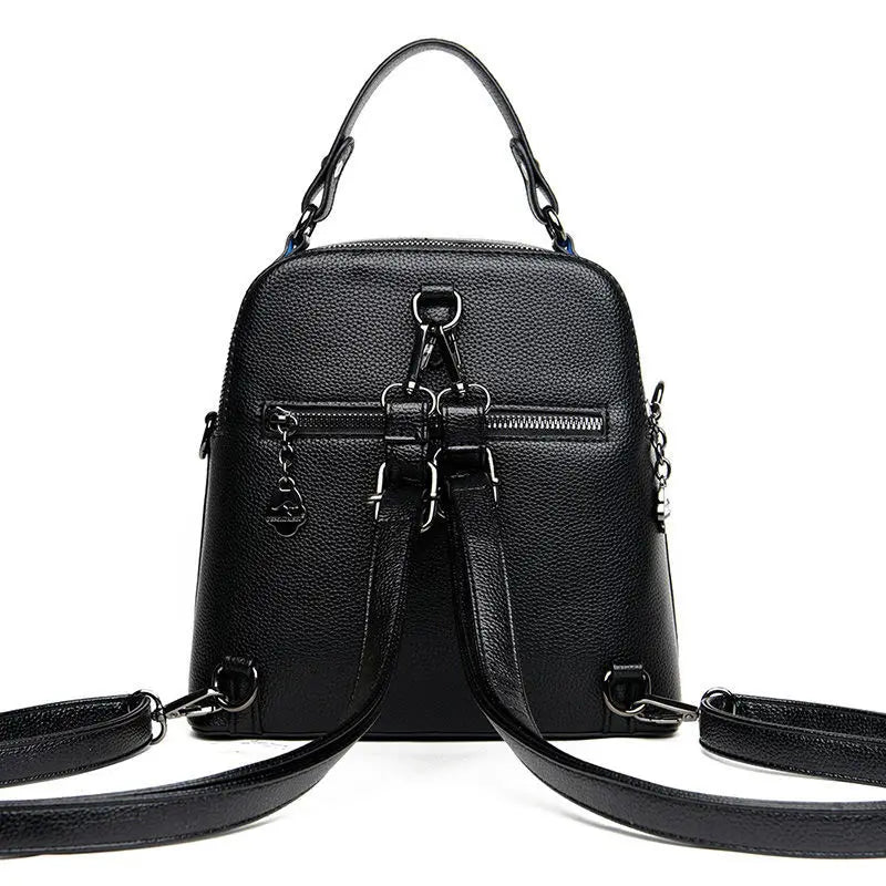 Small Women Backpack Multifunction Shoulder Bag for Teenage Girls
