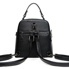 Small Women Backpack Multifunction Shoulder Bag for Teenage Girls