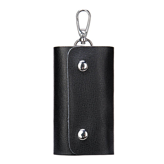 Vintage Leather Key Holder Hasp Key Bag Wallet Housekeeper