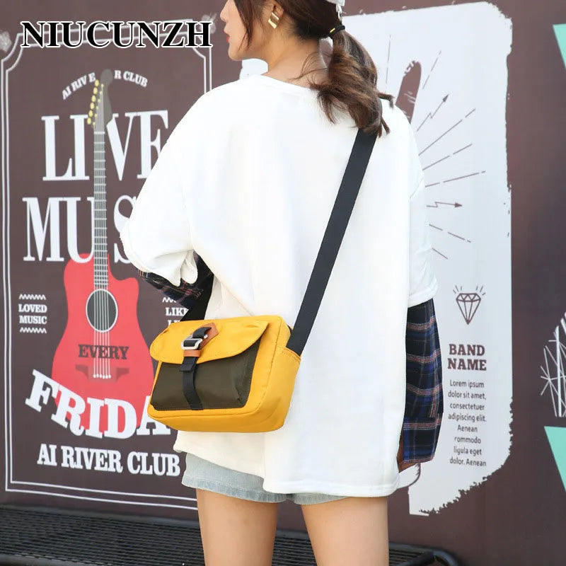Nylon Crossbody Bag for Women Female Purse Casual Bolsas