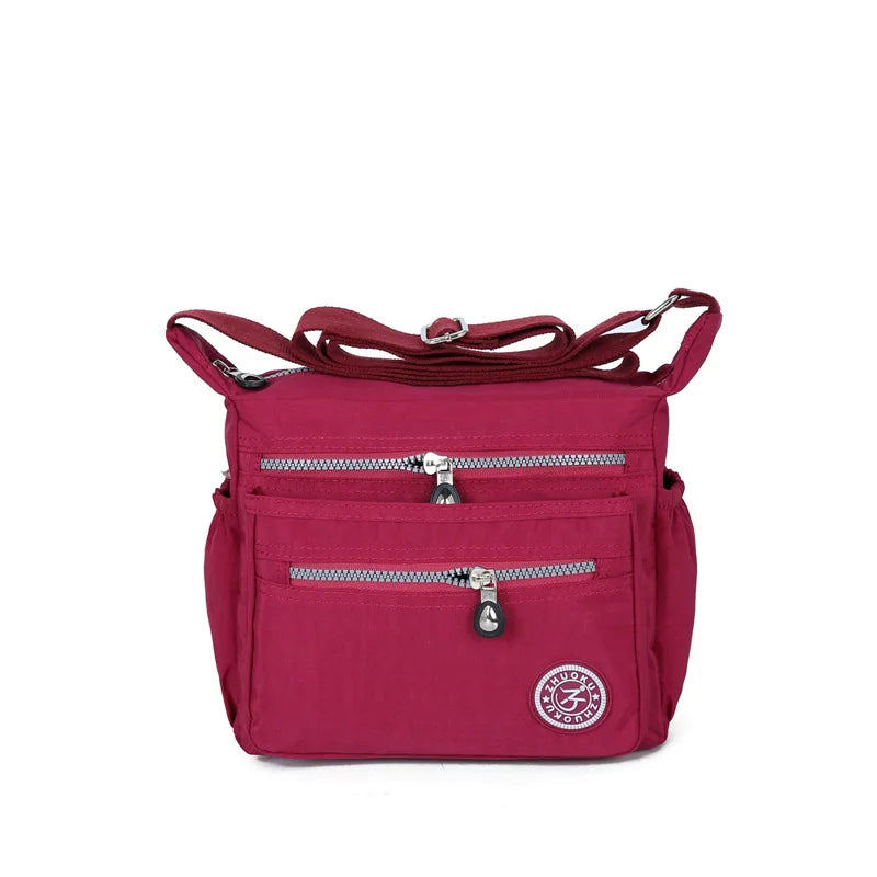 Nylon Women Messenger Bags Casual Vintage Ladies Crossbody Bags Waterproof