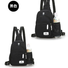 Canvas School Bag Casual Women Notebook Pack Waterproof Anti-theft Travel Bag