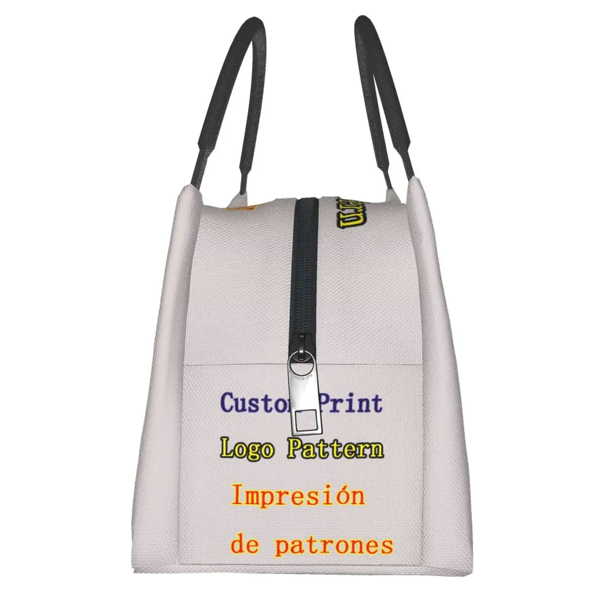 Pattern Print Thermal Lunch Bag Insulated Cooler Bag Picnic Office Reusable