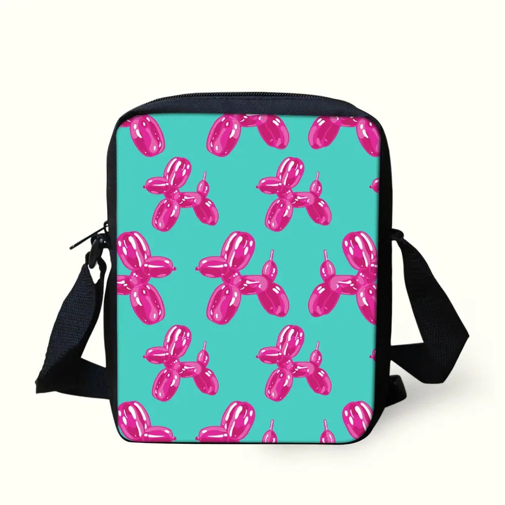 Mini Handbags Balloon Dogs Cartoon Messenger Bags for Women