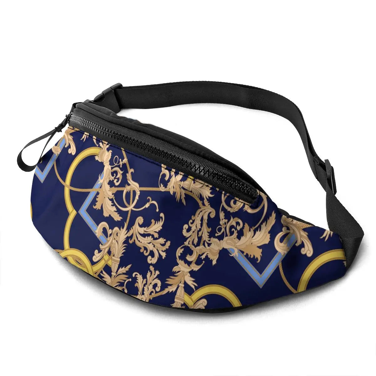 Women's European Golden Flower Waist Bag - Hip Bag for Travel