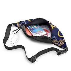 Women's European Golden Flower Waist Bag - Hip Bag for Travel