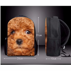 Hedgehog Animals School Bag for Kids - Girls Boys Bagpack