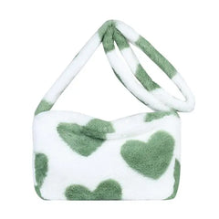NONSAR Plush Tote Bag Women's Shoulder Messenger Armpit Bag
