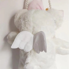 Crown Bear Lolita Bag Soft Sister Doll Diagonal Sweet Bag 2Colors
