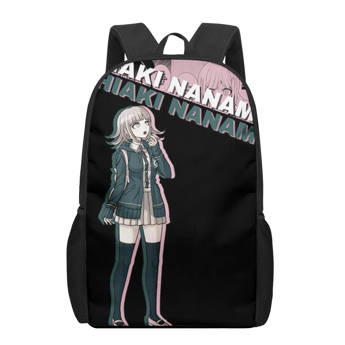 Nanami ChiaKi Danganronpa School Bag Print Backpack Teens Book Bag 16