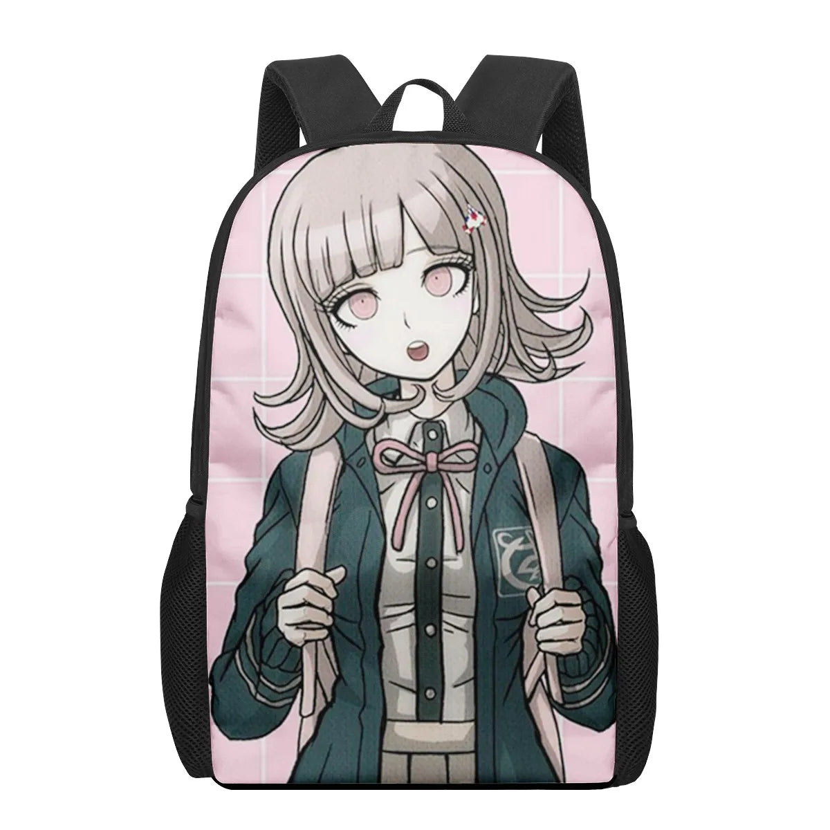 Nanami ChiaKi Danganronpa School Bag Print Backpack Teens Book Bag 16