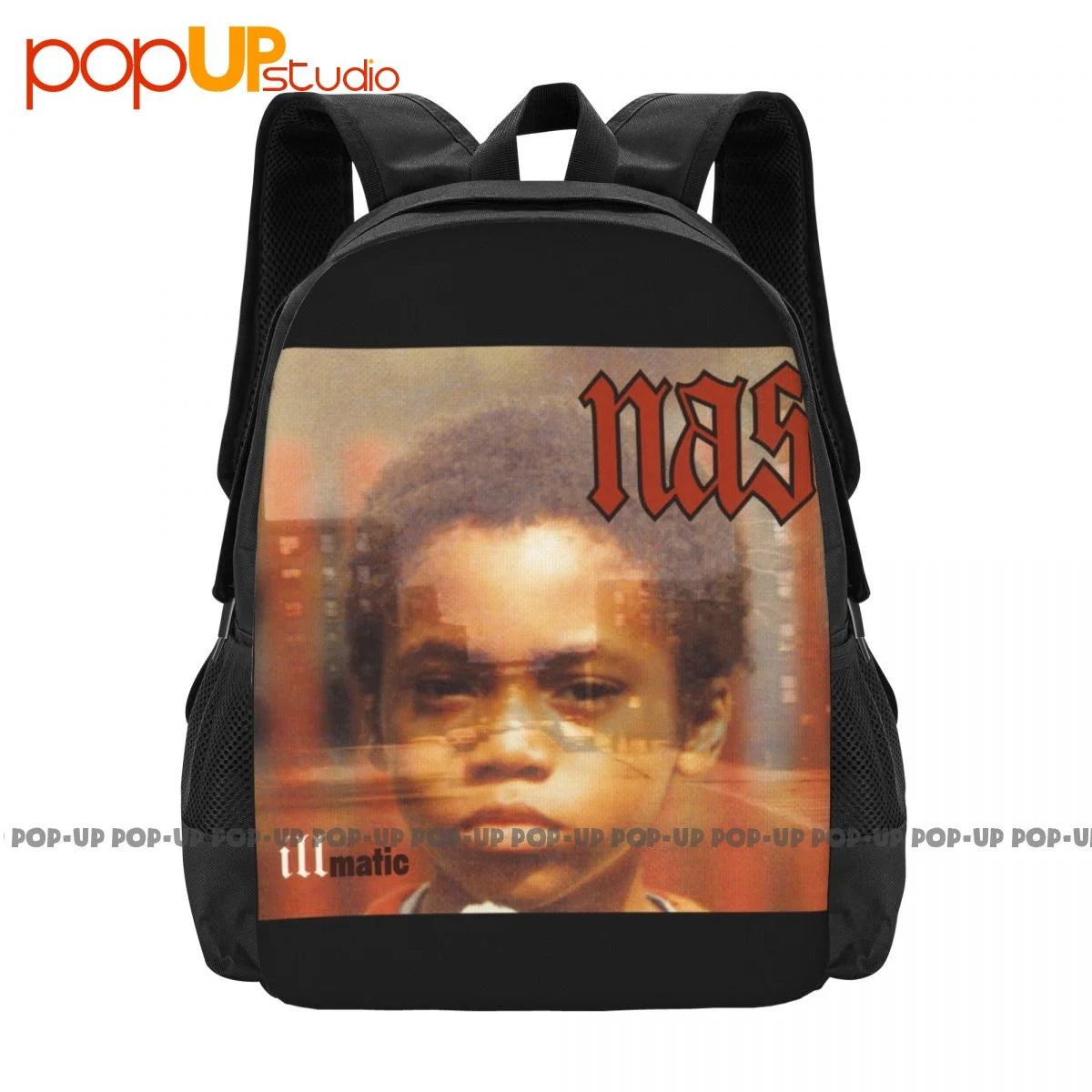 Nas Illmatic Classic Hip Hop New York Backpack Large Capacity