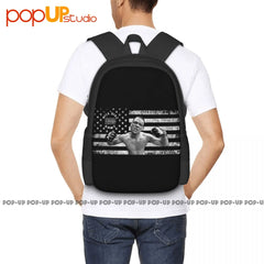 Nate Diaz Nick Diaz Army Mother American Flag Backpack Large Capacity