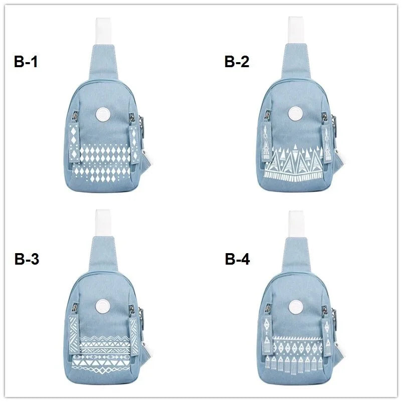 National Backpack Women Chest Shoulder Bagpack Sling Mochila Feminina