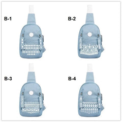 National Backpack Women Chest Shoulder Bagpack Sling Mochila Feminina