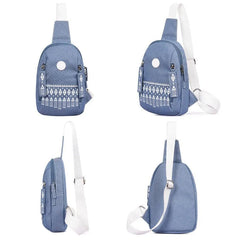 National Backpack Women Chest Shoulder Bagpack Sling Mochila Feminina