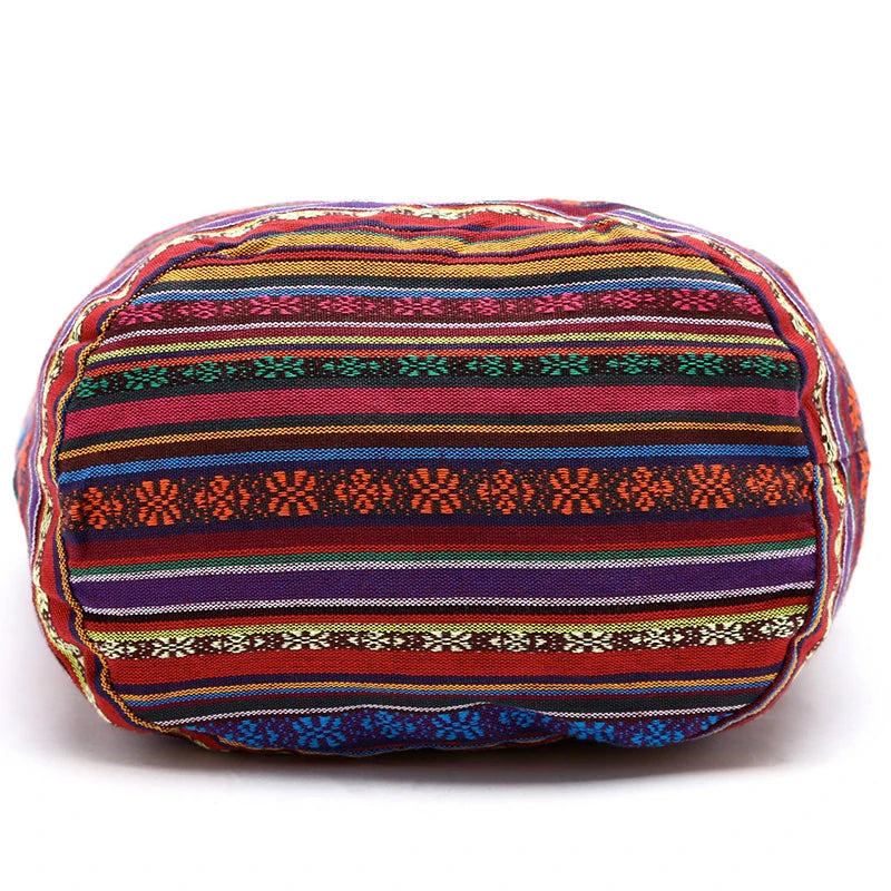 National Bucket Crossbody Linen Bag Women's Handbag