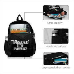 National Symbol Q Teen College Student Backpack Laptop Travel Bags