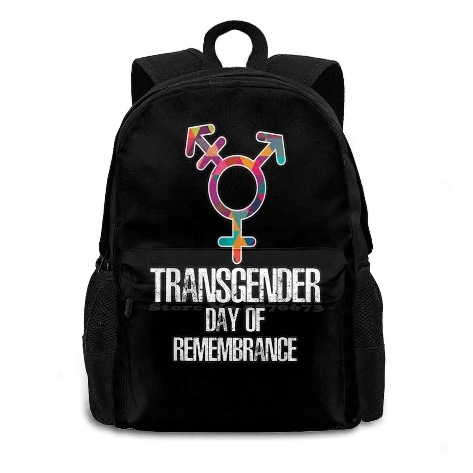 National Symbol Q Teen College Student Backpack Laptop Travel Bags