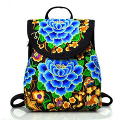 National Wind Embroidered Small Backpack Yunnan Embroidered Bag