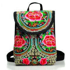 National Wind Embroidered Small Backpack Yunnan Embroidered Bag