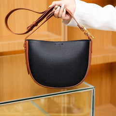Soft Cow Leather Bucket Handbag Women Shoulder Crossbody Bag